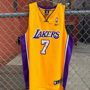 COPY - LAMAR ODOM LAKERS JERSEY REEBOK SWINGMAN AUTHENTIC LEBRON KARDASHIAN XL